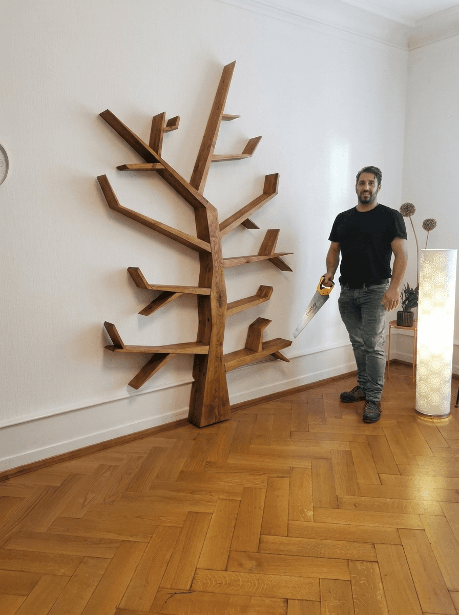 un arbre à livre en forme d'arbre
