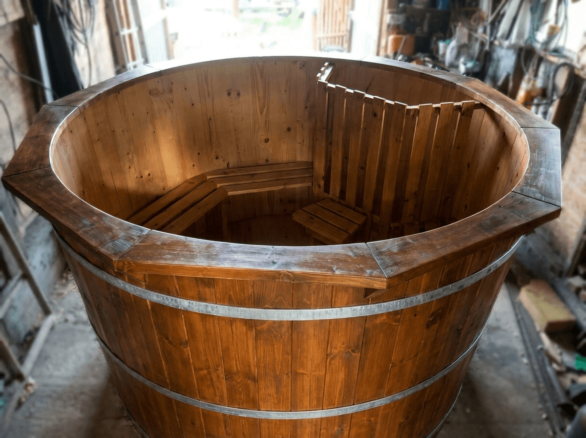 Bain nordique en bois
